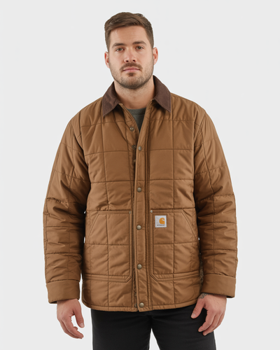 Carhartt Quilted-Flannel-Lined Duck Active Jacket. CT106677